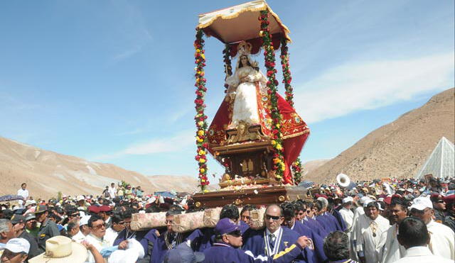 Este año no habrá peregrinación al santuario de la Virgen de Chapi 