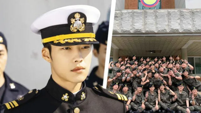 Woo Do Hwan se muestra por primera vez con uniforme militar en la vida real. Foto: composición