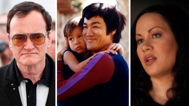 Hija de Bruce Lee vuelve a responder a Quentin Tarantino por tergiversar
 comportamiento de su padre.  Créditos: Composición