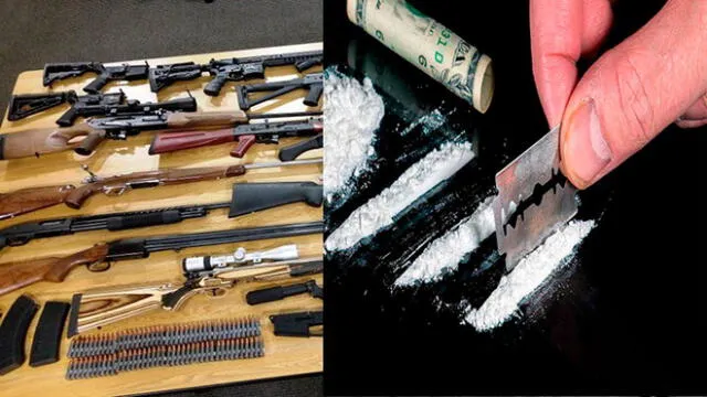 Los narcos colombianos obtuvieron toda una serie de armas a cambio de la cocaína. Foto: referencial