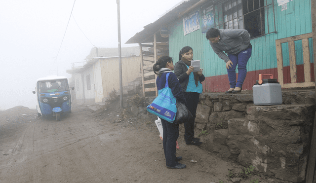 Brigadas del  Minsa vacunarán casa por casa contra la influenza en Ticlio Chico