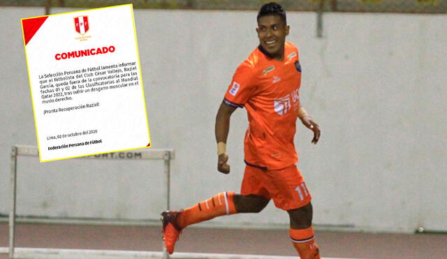 La selección peruana emitió un comunicado explicando la desconvocatoria de Raziel García. | Foto: La República / @SeleccionPeru