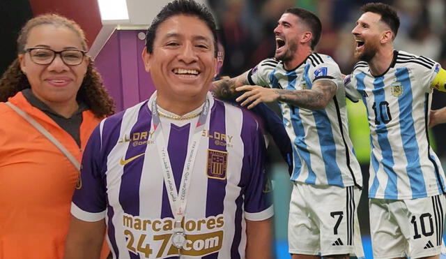 Hinchas de Alianza Lima en Qatar aseguraron que alentarán a Argentina por ser el único sudamericano en competencia. Foto: captura de Carlos Salinas/Líbero/EFE