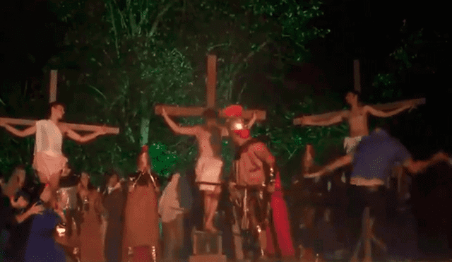 Facebook: Hombre detiene 'la muerte de Jesús' de insólita forma [VIDEO]