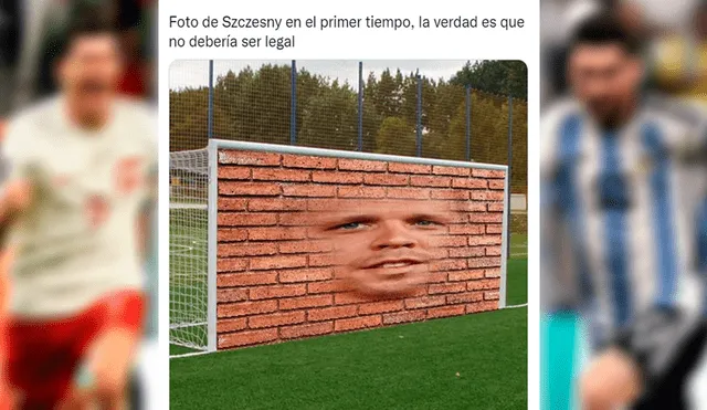 Revisa los memes más graciosos que dejó el Argentina vs. Polonia. Foto: Twitter/composición LR