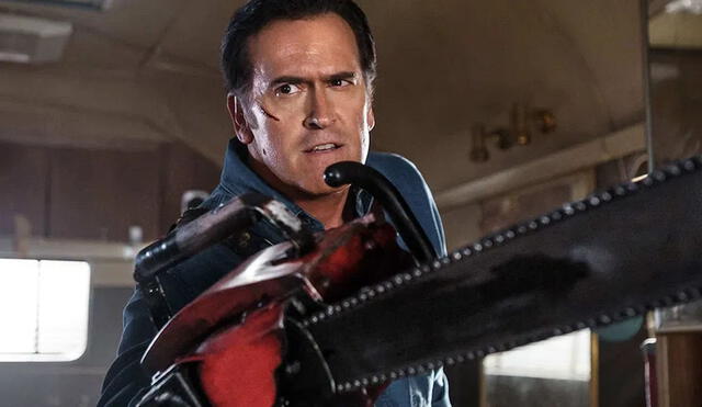 La última vez que Bruce Campbell intepretó a Ash Willians fue en 2015. Foto: HBO