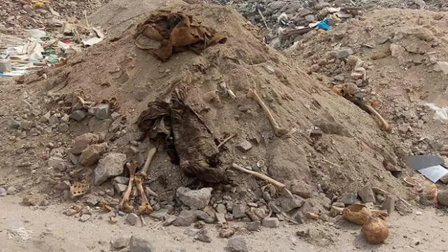 Moquegua: Hallan restos óseos en montículo de tierra en Ilo