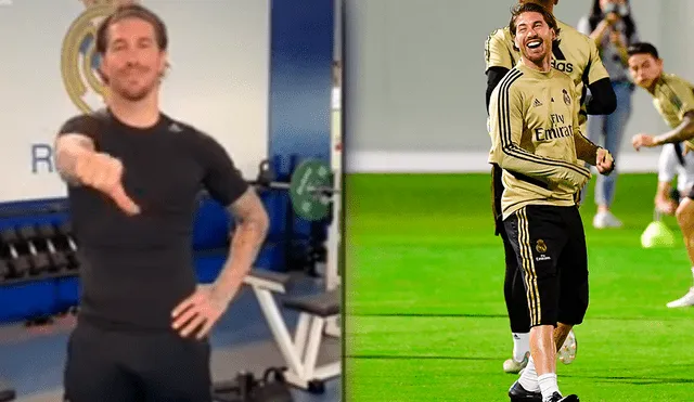 Sergio Ramos se sumó a la fiebre del TikTok y publicó un video haciendo uno de los challenge más virales de la aplicación.