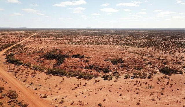 Los científicos estudiaron el cráter de Yarrabubba (Australia), que tiene 2229 millones de años. Imagen: Shutterstock.