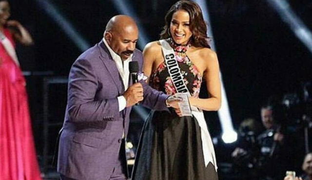 Miss Colombia a Steve Harvey: “En nombre de mi pueblo, te perdono” | VIDEO