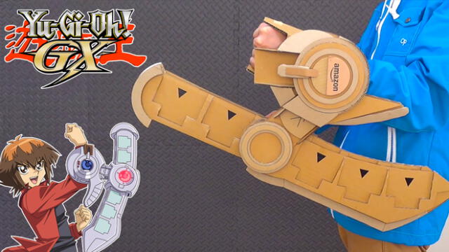Yu-gi-oh!: joven construyó disco de duelos con caja y asombra a fanáticos