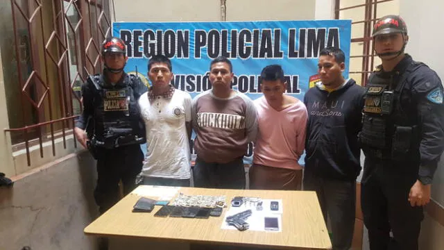 Comas: Policía captura tras persecución a cuatro de “Los Sanguinarios de Collique” 