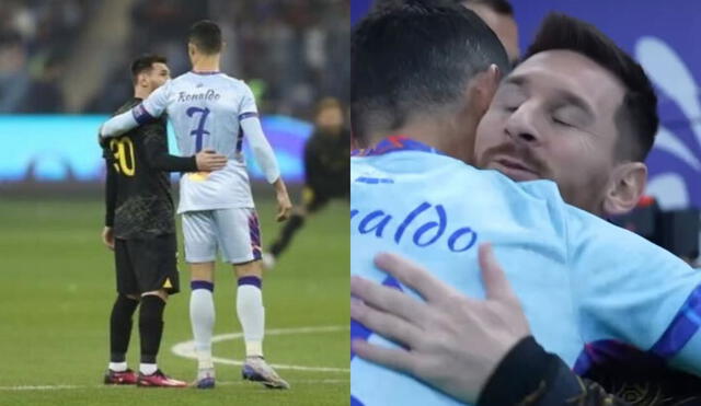 Messi y Cristiano jugaron 60 minutos en el encuentro jugado en el King Fahd International Stadium. Foto: Composición LR/Lionel Messi/Cristiano Ronaldo/Instagram