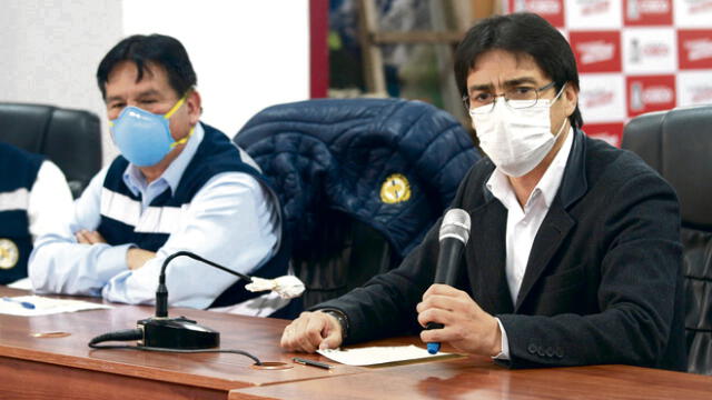 Balance. Gobernador regional, en conferencia de prensa, dio detalles del avance del coronavirus en Cusco.