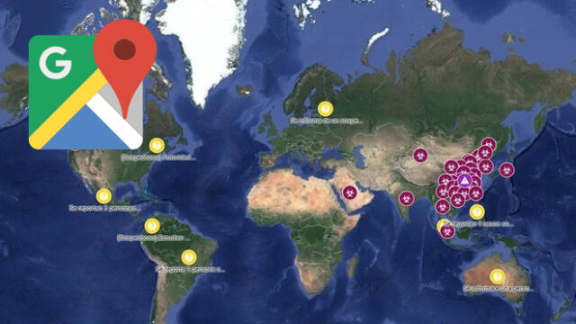 Google Maps tiene un mapa en tiempo real para seguir el avance del coronavirus [FOTOS]