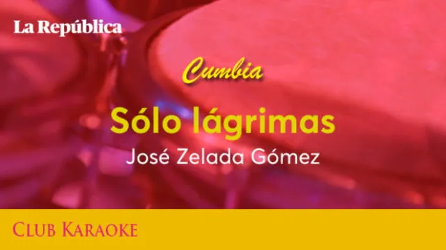 Sólo lágrimas, canción de José Zelada Gómez