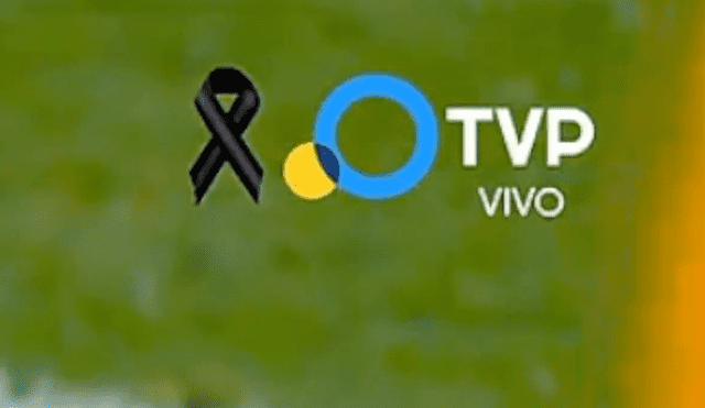 La TV pública argentina tuvo que retirar el crespón negro a pedido de la FIFA. Foto: captura de pantalla/TVP