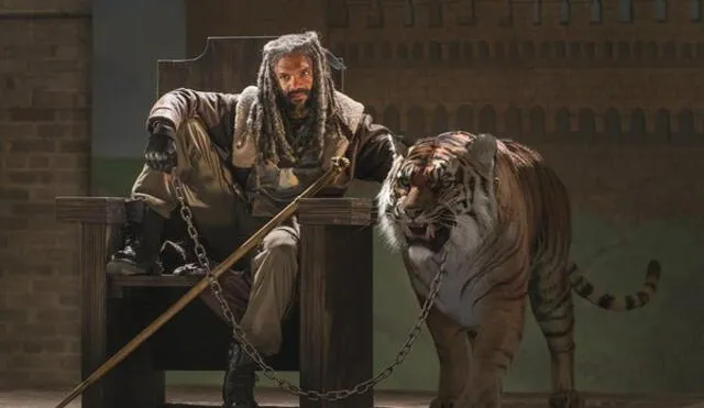 The Walking Dead: Así se realizó la escena del tigre que salvó a Carl de Negan 