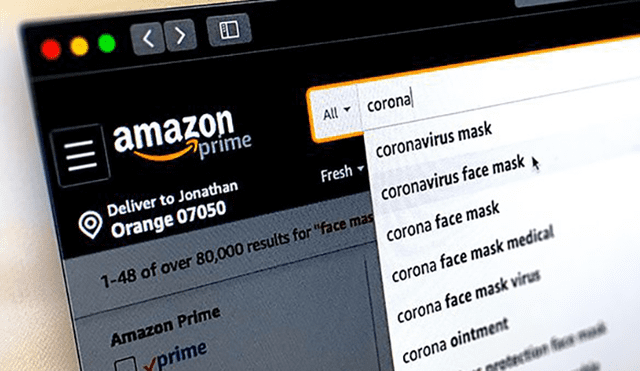 Amazon ha procedido a eliminar de su plataforma de eCommerce productos engañosos para el coronavirus.