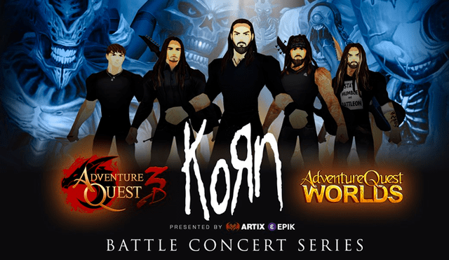 Korn brindará un concierto gratuito en videojuego. Con 'mosh pit' incluido.