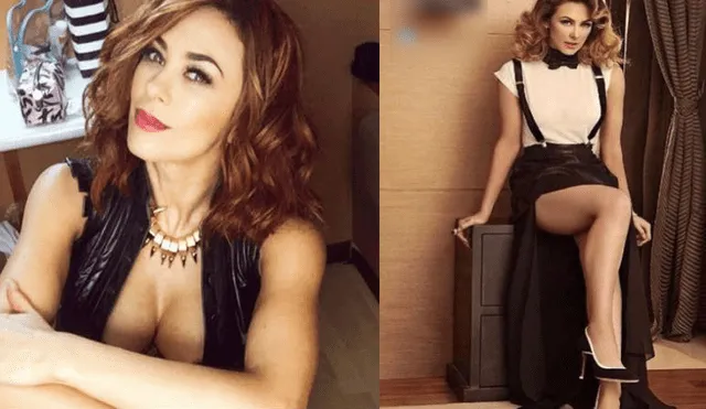 Instagram: critican a Aracely Arámbula por usar vestido con pronunciado escote [FOTOS]