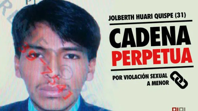 Cusco: dictan cadena perpetua para sujeto que violó a su hijastra de 13 años