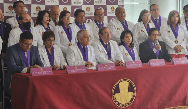 Tras las protestas acontecidas desde diciembre del 2022, el Colegio Médico del Perú invocó al Gobierno, así como a la población, a que la violencia cese. Foto: Jessica Merino / URPI-LR