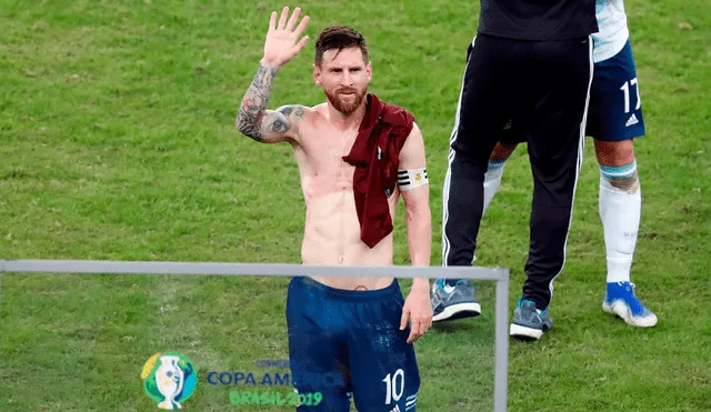 Lionel Messi ganó el Balón Educativo de Scholas (la fundación del Papa Francisco) en la Copa América de 2019. | Foto: EFE