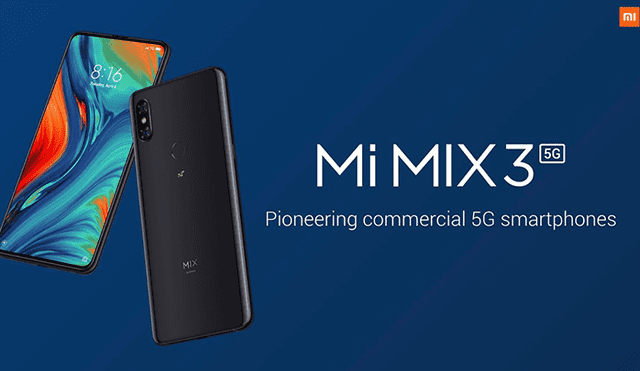 El Xiaomi Mi MIX 3 5G.