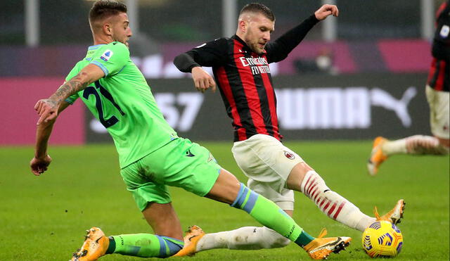 Milan venció de forma agónica a Lazio la fecha pasada. Foto: EFE