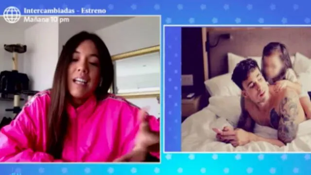 La figura de América Televisión también le extendió un saludo a todos los padres peruanos. (Foto: Captura América TV)
