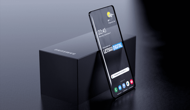 Samsung ha presentado un formato de smartphone con pantalla transparente. | Foto: Giuseppe Spinelli / LetsGoDigital