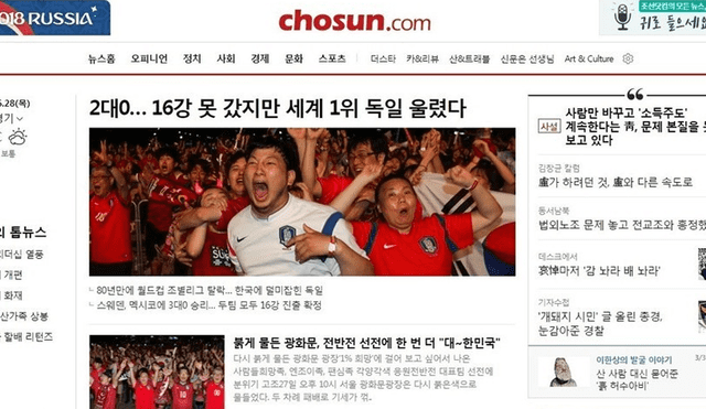 Medios coreanos reaccionan ante histórica eliminación de Alemania [FOTOS]