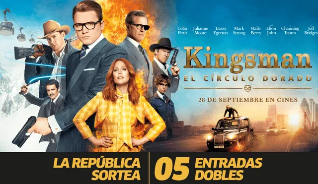 La República te lleva al cine a ver "Kingsman: El círculo dorado"