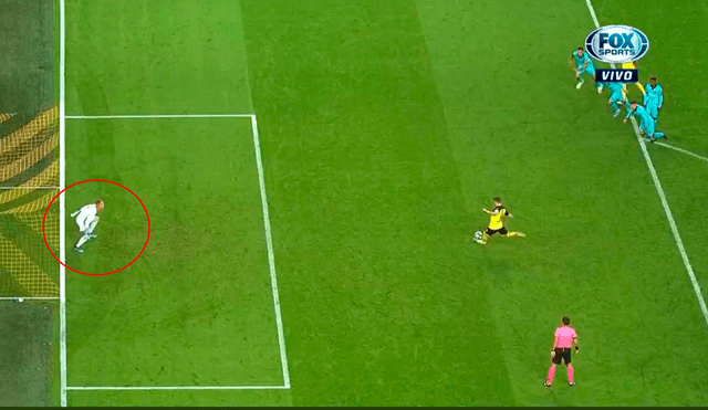 Barcelona vs. Borussia: Ter Stegen se habría adelantado en el penal atajado a Marco Reus. Foto: Captura de video.