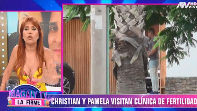 Cámaras del programa de Magaly Medina grabaron a la pareja ingresando al establecimiento de salud.