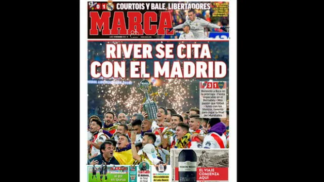 La prensa mundial se rinde ante River tras su coronación en la Libertadores [FOTOS]