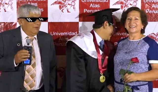 Facebook: épica troleada de papá a su hijo en fiesta de graduación [VIDEO]