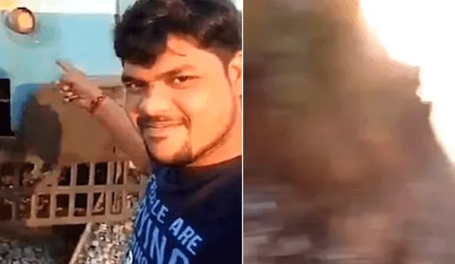 YouTube: intenta tomarse un selfie con un tren en movimiento y casi muere 