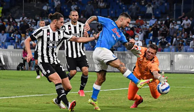 Matteo Politano había puesto el 1-1 parcial tras un mal rechazo de Scieszny. Foto: EFE