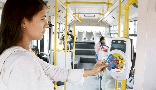 Con una misma tarjeta sepodrá viajar en corredores y buses del Metropolitano