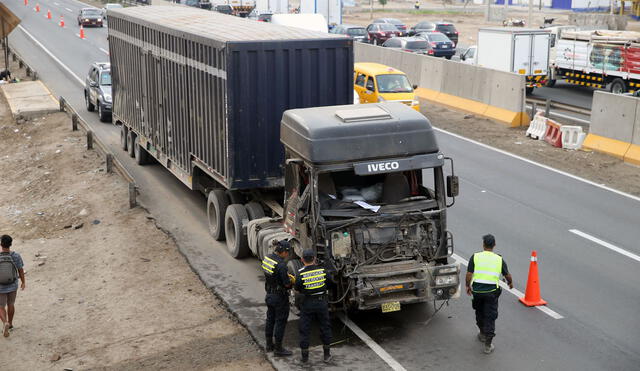 MTC restringirá el paso de vehículos de carga por la Panamericana Sur