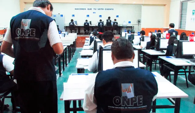 ONPE concluyó con procesar actas electorales del Referéndum 2018