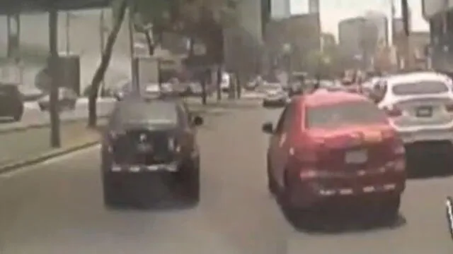 La Molina: revelan nuevas imágenes de la fuga de delincuentes que atacaron a balazos a taxista [VIDEO]