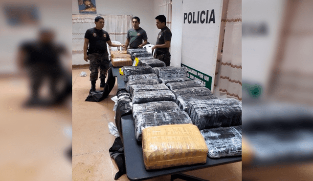PNP incautó más de 100 kilos de marihuana en Huánuco