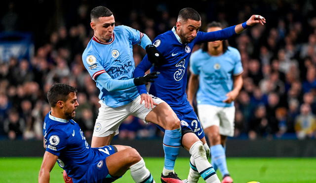 Chelsea y Manchester City protagonizaron un partidazo en Stamford Bridge. Foto: EFE