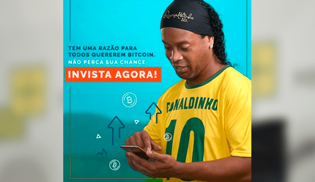 El brasileño Ronaldinho se convirtió en la imagen de una conocida marca.