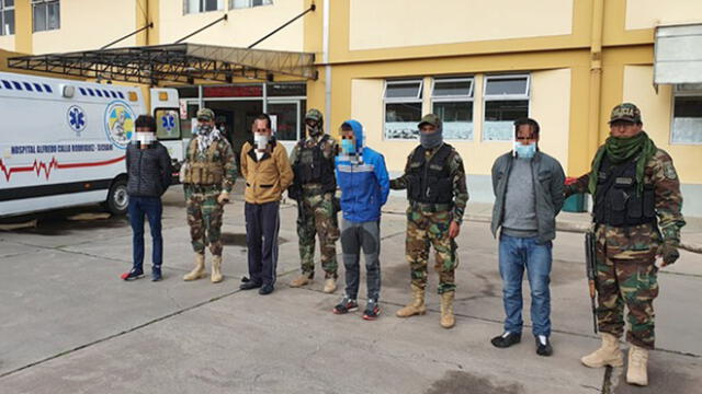 Cusco. Detenidos fueron recluidos en el penal de San Judas Tadeo. Foto: PNP