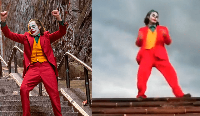 Video es viral en Facebook. Sujeto causó sensación en las redes al recrear una de las mejores escenas del Joker en los exteriores de un centro comercial