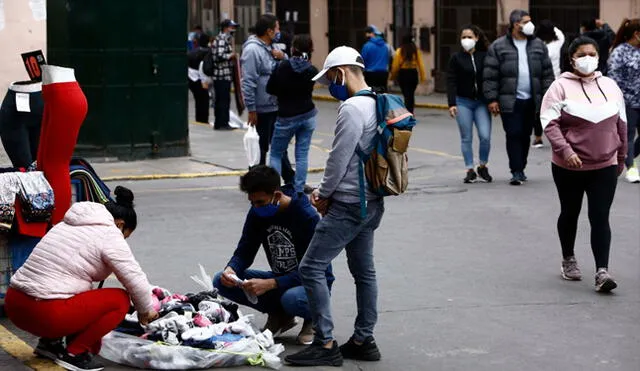Primer domingo de 'nueva normalidad' en el centro de Lima. Fotos: Marco Cotrina/La República.
